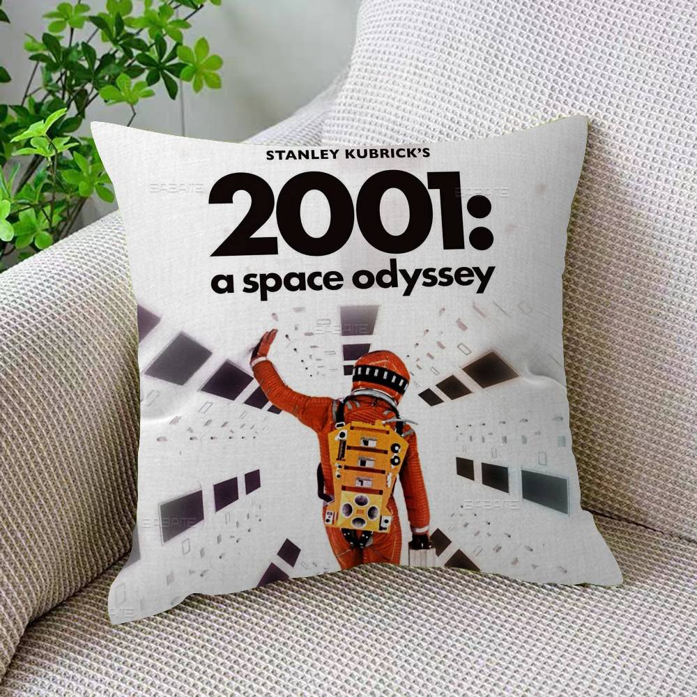 1Pc 2001 A Space O-Odyssey Movie Cushion Cover Car Throw Pillow Case For Sofa Car Christmas Gift 40X40Cm 45X45Cm