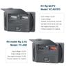 12/24V QC3.0 PD Car Charger Socket Quick Charge  Adapter  with ON/OFF &Dust Cover Waterproof for Bus RV Truck