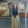 Plus Size Retro Three-Piece Set: Long-Sleeve Top, Vest, and Wide-Leg Pants