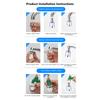 Kitchen Water Tap Faucet Pressurized Bubbler Filter Remove Chlorine Heavy Metals Basin Extender Hard Water Filtration Purifier