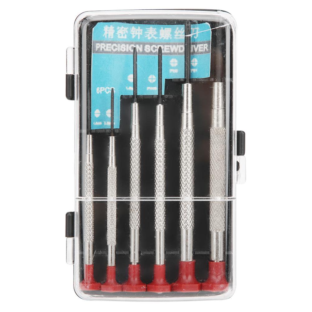 Buy 6Pcs Screwdriver Set with Slotted Crossed Bits Mobile Phone Clock Watch Repairing Tools at