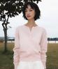 DEHEVE Summer Henley Neck Knit [Pink]