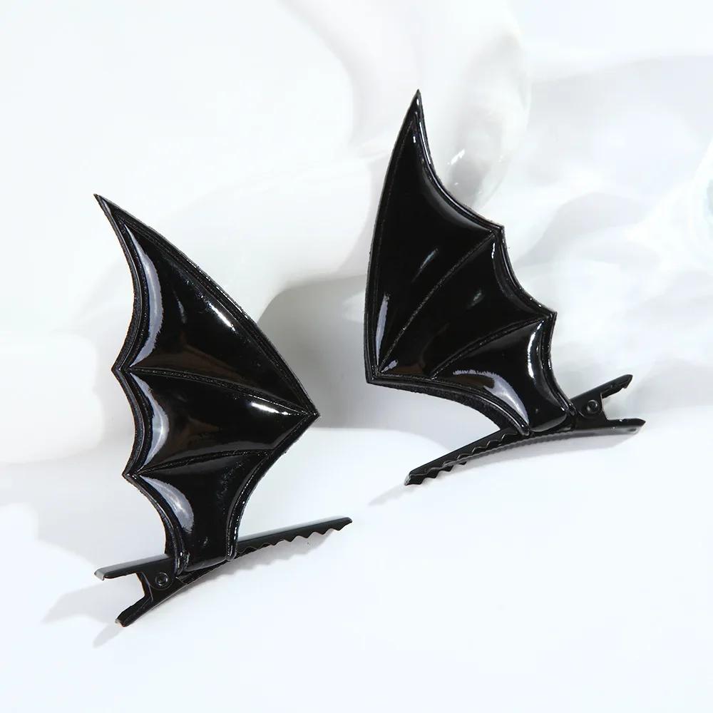 Fashion Bat Wings Hair Clip Y2K Style Barrette for Cosplay Parties and Halloween Holiday Decoration Hair Accessories