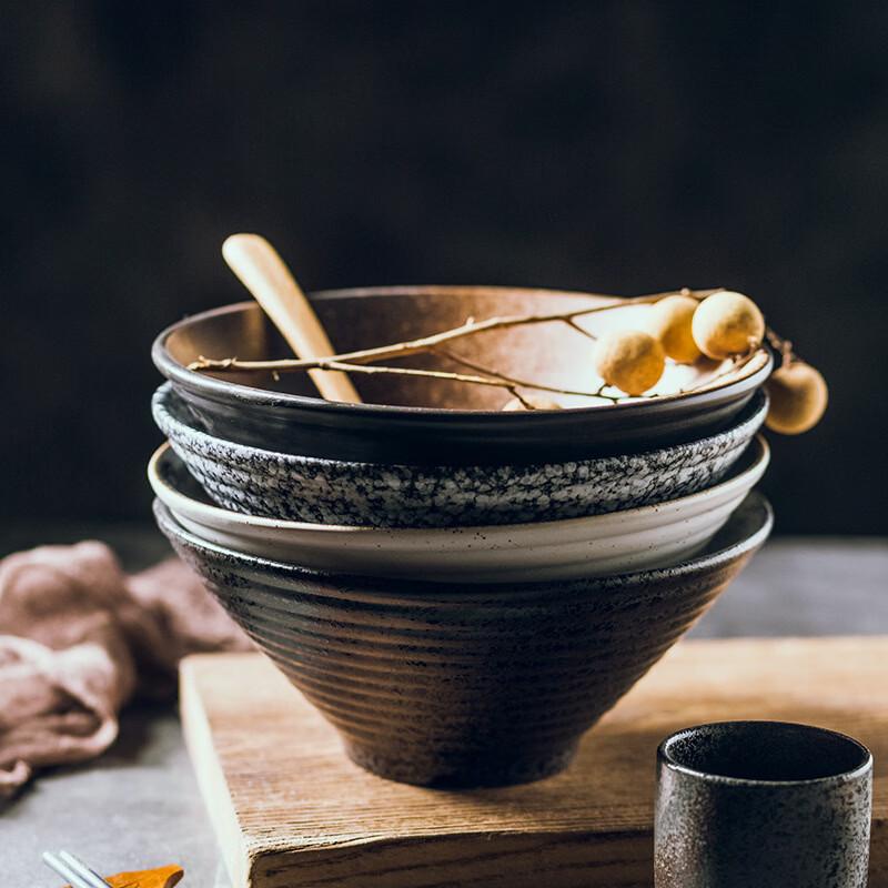 Ruhan Japanese Style Ceramic Noodle & Soup Bowl