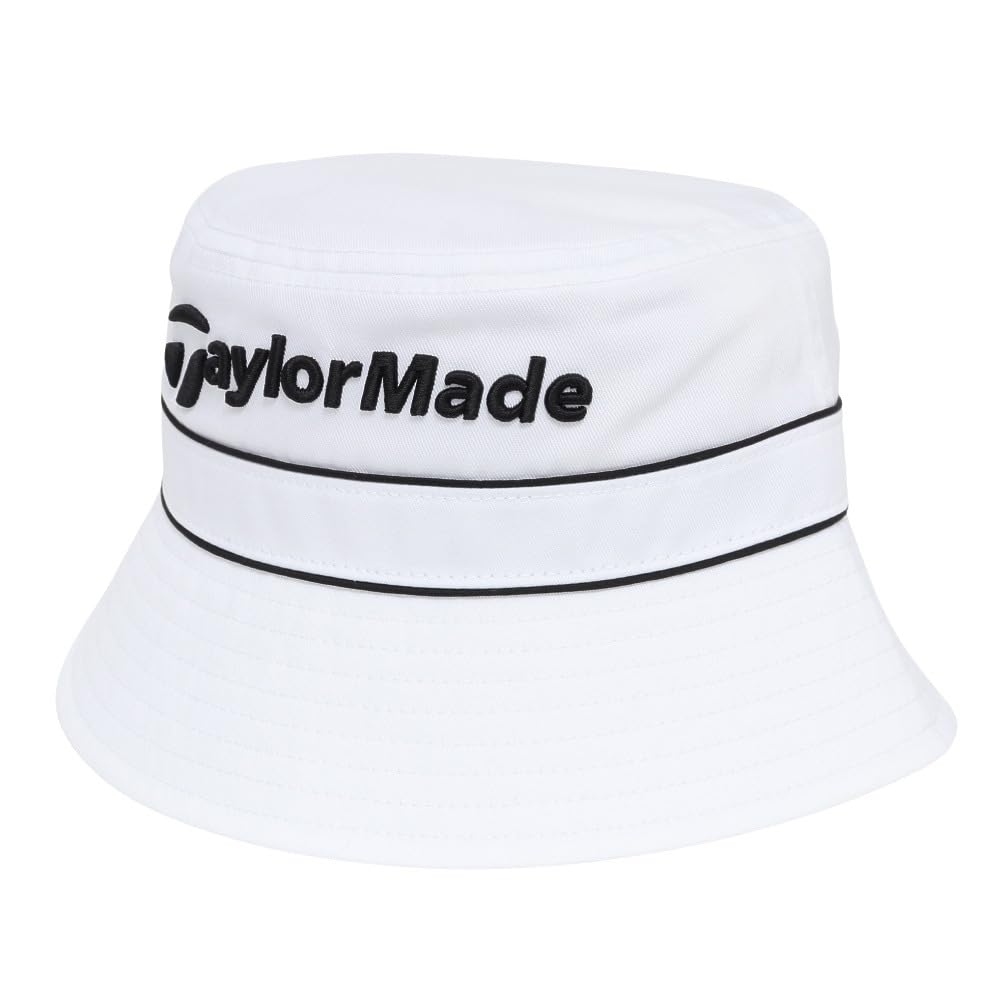 TaylorMade Men's Lined Bucket Hat, White, Size 58cm, Visor, 2025SS UN559