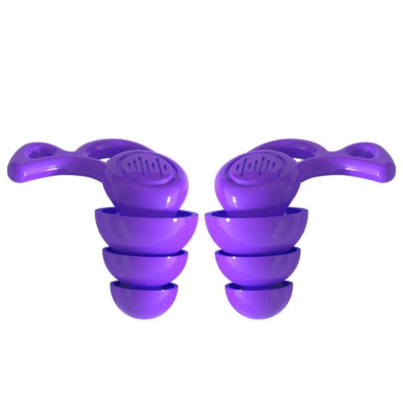 

1 пара противошумных силиконовых многоразовых берушей, водонепроницаемые беруши для плавания, сна, дайвинга, серфинга, мягкие, комфортные беруши