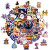 50pcs/pack Cute Halloween Graffiti Stickers DIY Decorative Stickers for Halloween Festival Atmosphere for Phone Bag Gift Kids