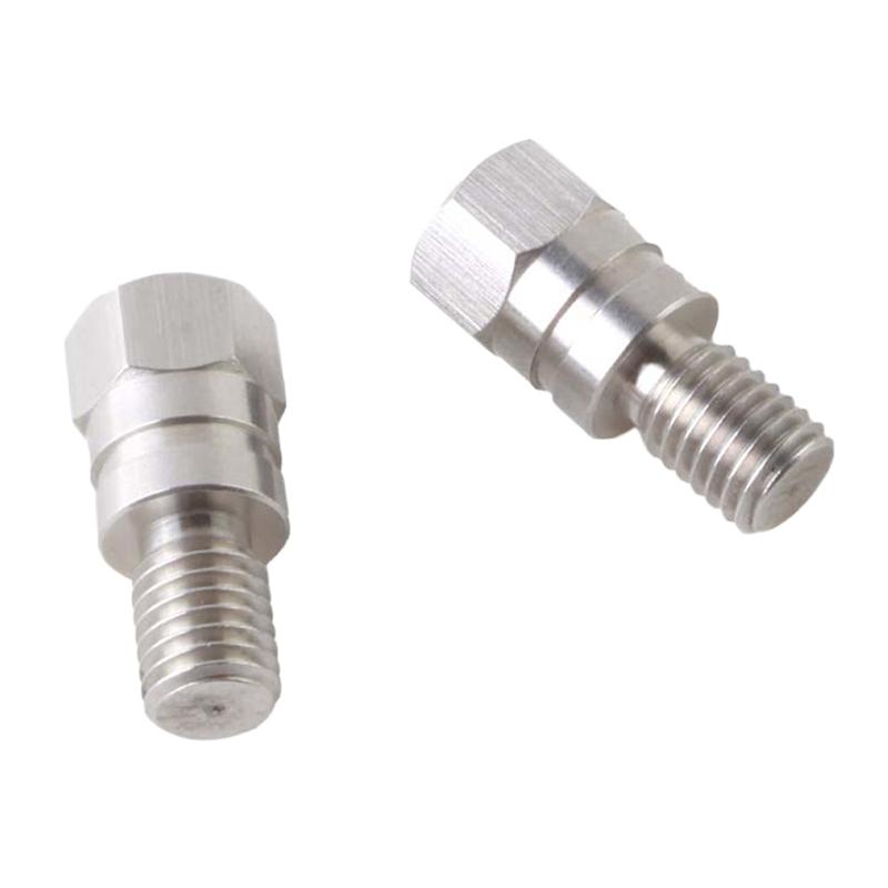 A16P-For BMW R1200GS R1250GS F750GS F850GS F900R F900XR R Nine T Motorcycle Rear Mirror Adjustment Bolt Height Adjusters(2 Pcs)