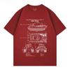 2026 New King Tiger Heavy Tank Design Tiger Weapon Military Fan Print High Quality Unisexs Crew Neck Loose Plus Size TShirt