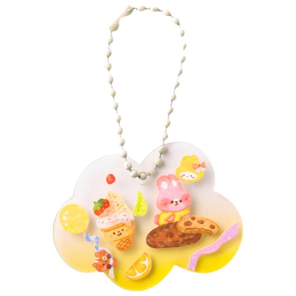 Guka Gradual Acrylic Transparent Stationery Photocard Keychain Photo Display Cards DIY Pendants