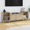 821191 vidaXL TV Cabinet Sonoma Oak 160x35x55 Cm Engineered Wood