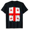 Funny Retro Georgia Flag Map Graphic Tshirts Men Womens Fashion Casual Tshirt 100 Cotton Loose Oversized Georgian T Shirt