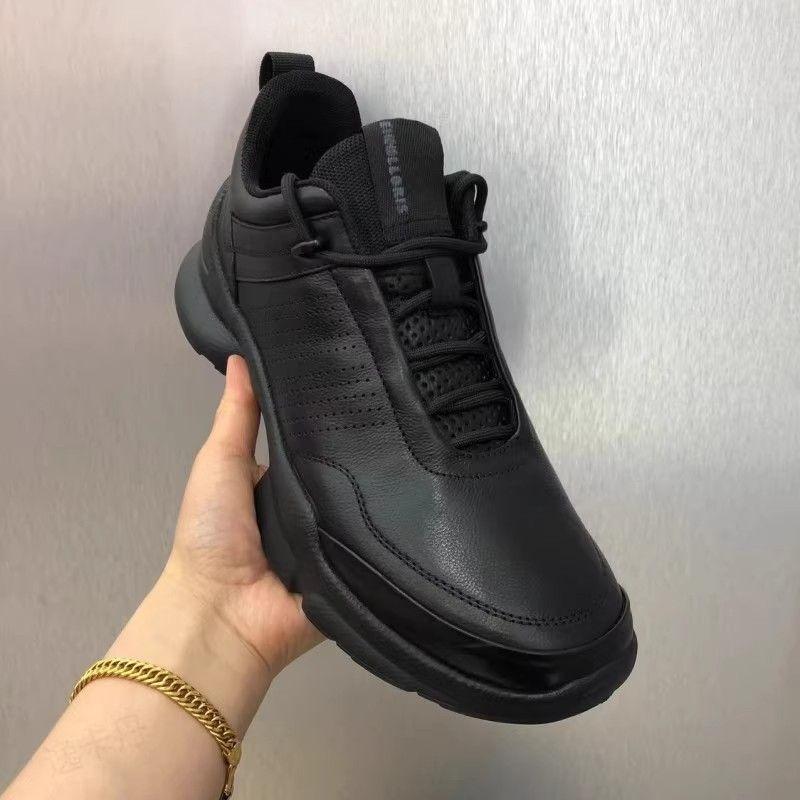 Men's shoes lace-up men's shoes casual platform stacking high-value business