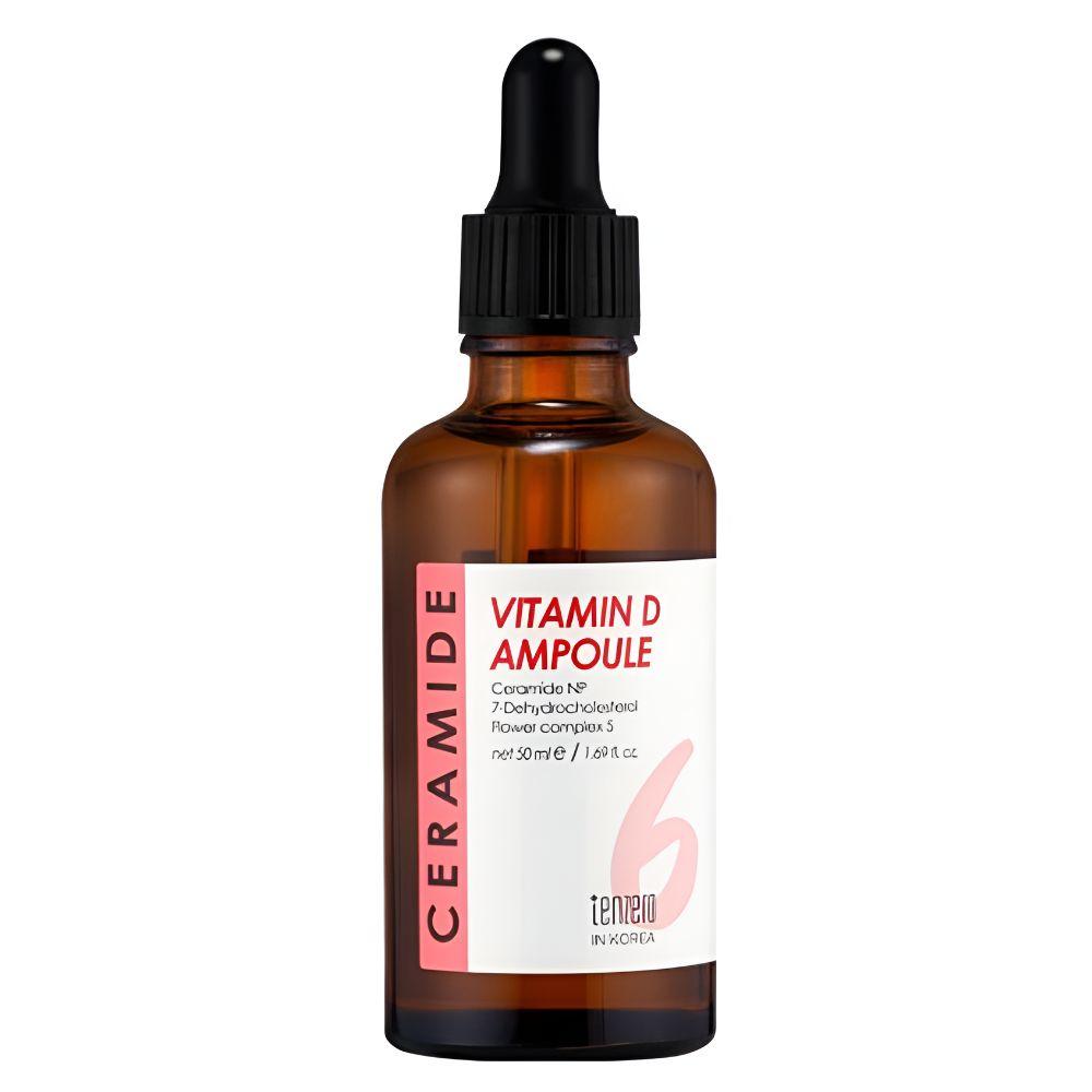 TENZERO Ceramide Vitamin D Ampoule Skin Barrier Repair Hydrating Facial Serum 50ml