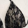 2025 Neuer Spitzen-Träger-Bikini Dreiteiliges Set Damen-Badeanzug Strand-Badeanzug