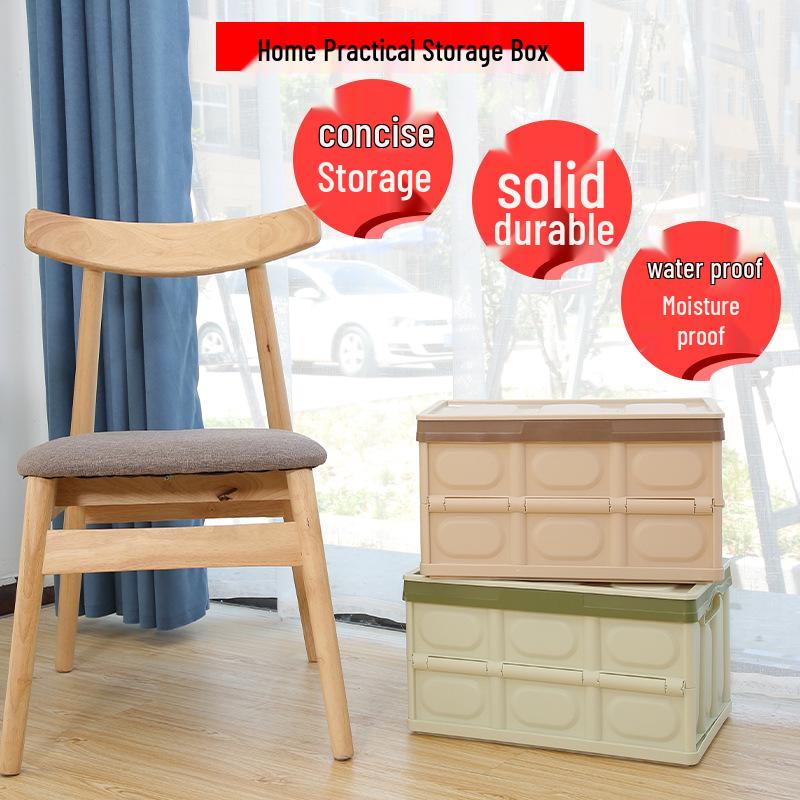Multifunctional Folding Storage Box: Compact Camping Wardrobe & Household Organizer