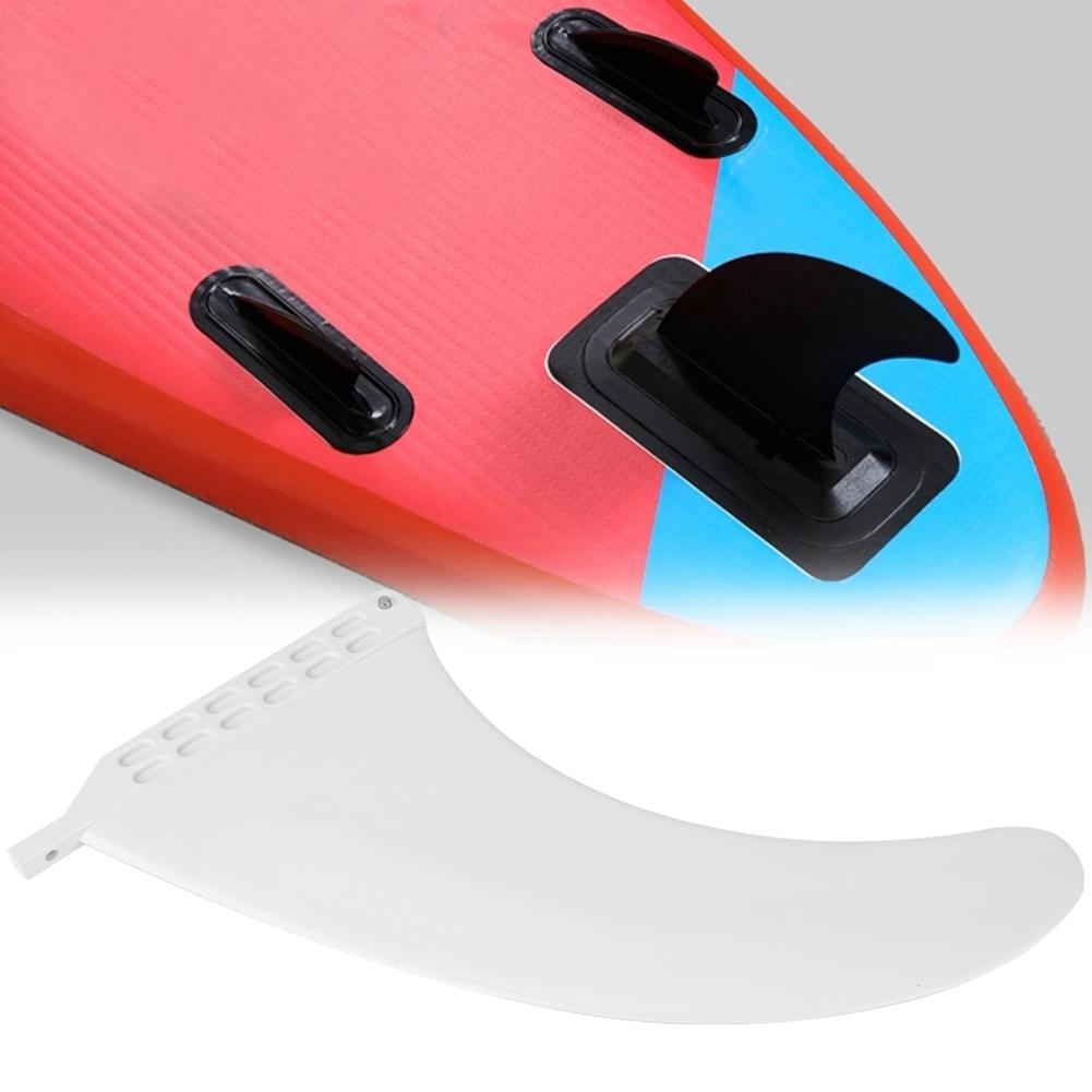9inch Portable Nylon Fibre Surfboard Surf Fin Surfing Accessory Replacement WhiteWhite 9inch
