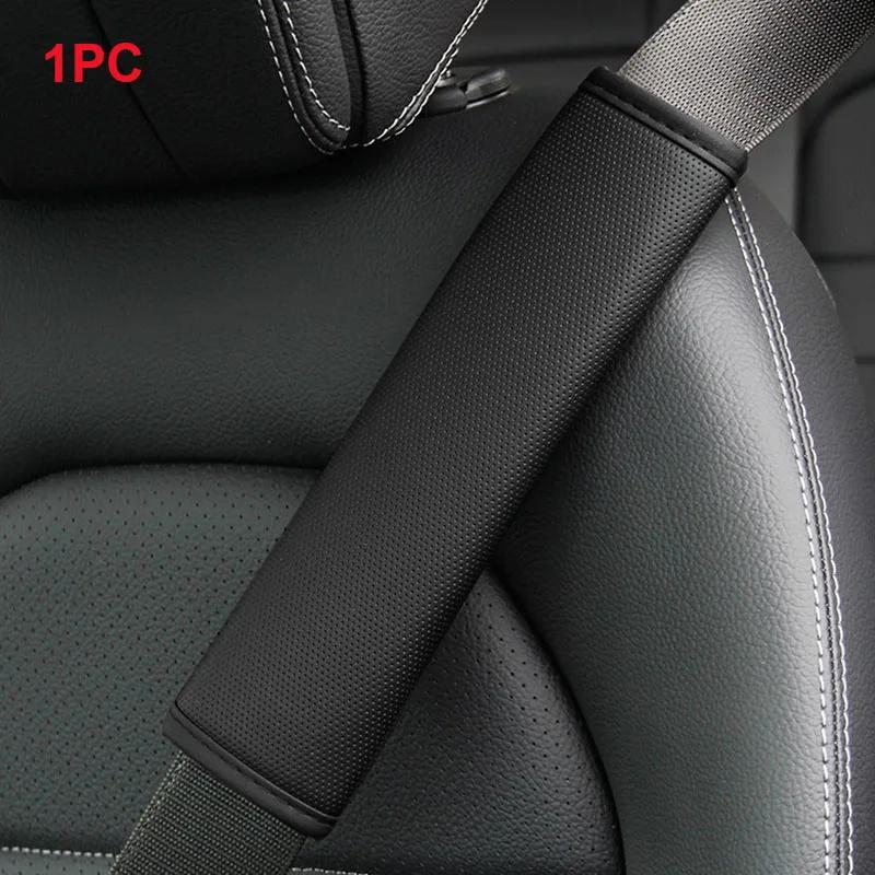 Car Seat Belt Cover Pore Pu Breathable Universal Auto Seat Belt Covers Cushion Protector Safety Belts Shoulder Protection