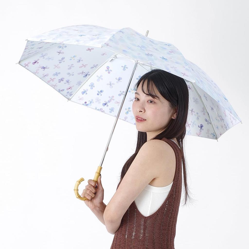 Nifty Colors Long Umbrella with Two Side Light 2491OF Petals, Blocking,