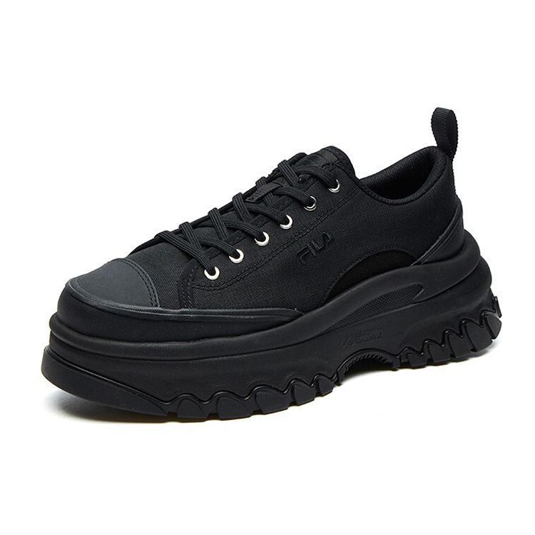 Fila Lava Canvas Sports Durable Low-Top Casual Shoes Women Sneaker Black F12W124155FBK