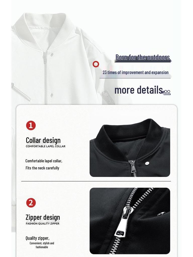 2024 Men's Trendy Loose-Fit Spring & Autumn Baseball Jacket