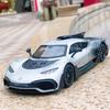 1:18 AMG ONE Leichtmetallfelgen Auto Die-Cast Spielzeugfahrzeuge Metall Spielzeugauto Modell Sound und Licht Sammlung Kinderspielzeug Die-Cast 1/18