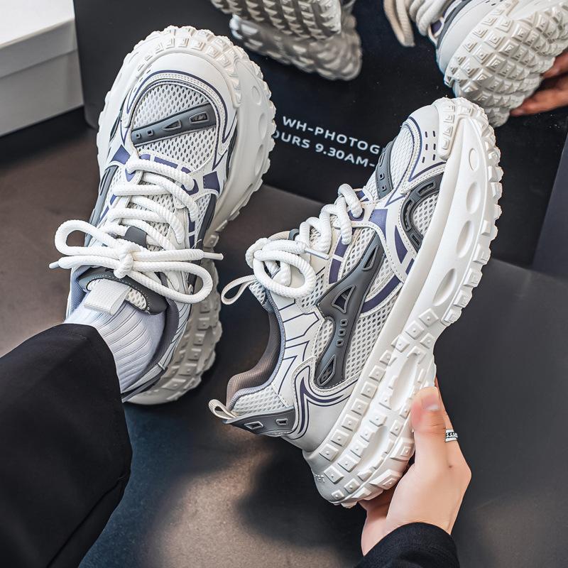 

Summer new mesh shoes breathable thin deodorant thick sole heightening Korean version dad shoes fashion trend casual shoes 44