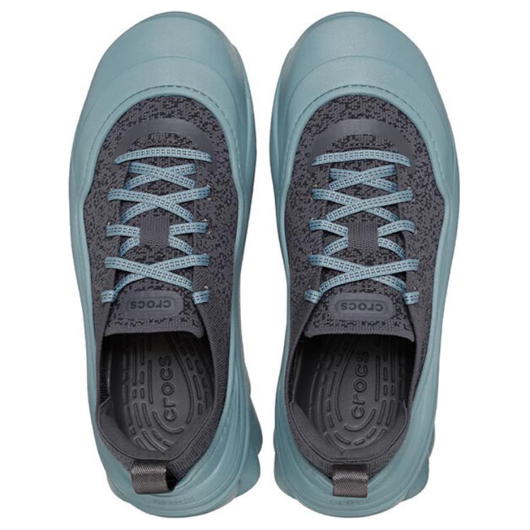 Crocs Beam Bobo modische und schlichte rutschfeste und verschleißfeste Low-Top-Freizeitschuhe für Damen und Herren in Schwarz und Blau