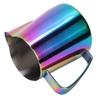 350ml Stainless Steel Titanize Milk Frothing Cup Jug Coffee Pitcher for   Art