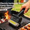 Elektrický nerezový BBQ kartáč potravinářské kvality Dobíjecí bezdrátový čisticí kartáč Venkovní čisticí kartáč Kartáč na gril