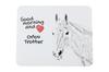 Orlov Trotter - mouse pad com estampa, mouse pad personalizado com um cavalo, gadget exclusivo para um trabalhador de escritório da marca Art-Dog