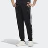 adidas Warm Windproof Loose Fleece-Lined Casual Sports Long Pants Men Bottoms Black GD5473