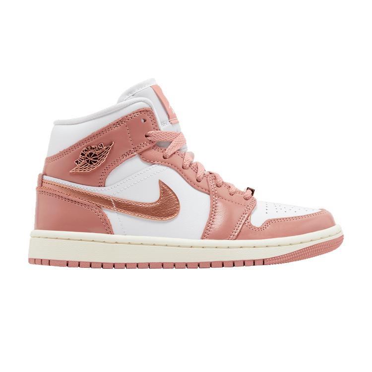 Wmns Air Jordan 1 Mid SE Red Stardust 36