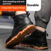 New High Cylinder Protective Shoes with Anti Slip and Wear-resistant European Standard Steel Toe Anti Smashing and Anti Piercing