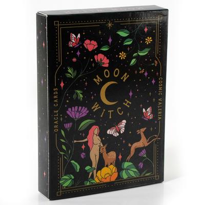 Karty pro zábavnou rodinnou hru Moon Witch Oracle