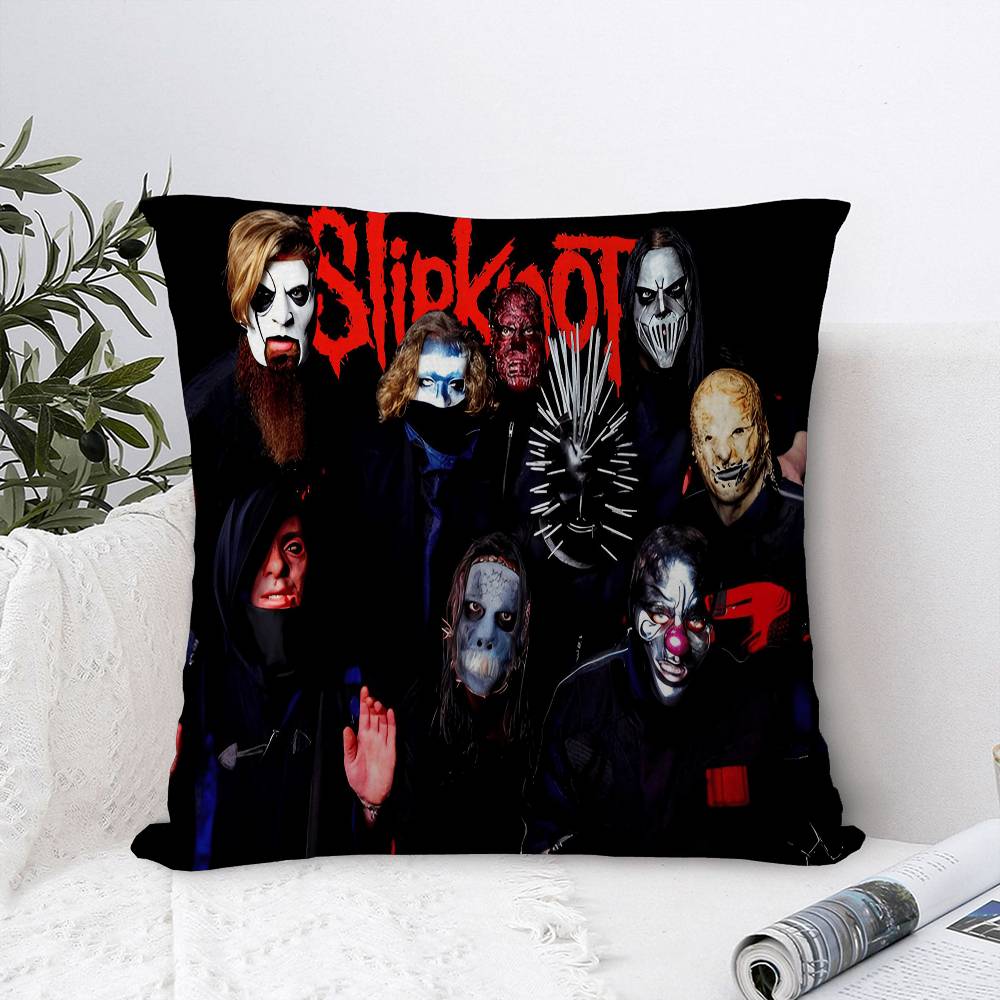 Band S_SlipknotS Pillow Anime Pillow Sofa Bed Head Pillow Cover Cushion Cover 45x45 cm Fashion