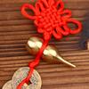 Gourd-Shaped Copper Coin Decorative Item, Entrance Hall Bathroom Auspicious Charm Pendant For Prosperity Of Wealth