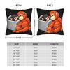 Baby Monkey Punch Pillow Case Custom Pillow Cover Novelty Pillowcases For Sofa Couch Bed Living Room