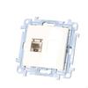 Single Computer Socket RJ45 Category 6 Shielded (module), White