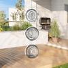 Bird Scare Devices 3D Mirror Round Wind Spinner 3D Mirror Bird Reflectors For Outdoor Garden Porch Patio Balcony Deck Window