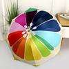 1pc Fruit Wheel Automatic Open/close Folding Compact Umbrella, 8-Rib Sturdy Canopy, Lightweight Portable, Everyday Use, Gift, Outdoor Umbrella, Travel