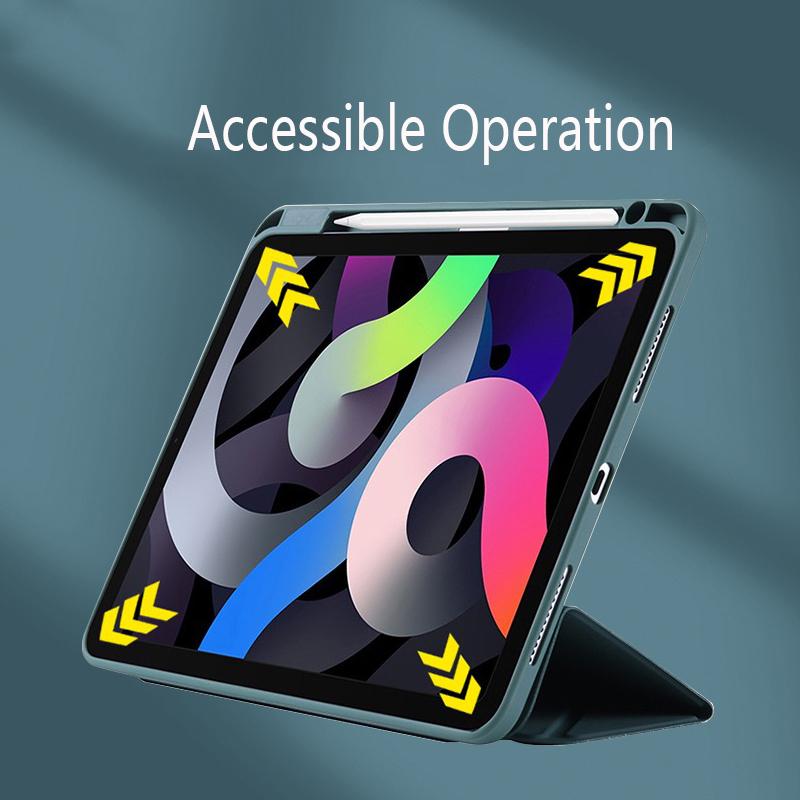 New Y-fold Acrylic Case for IPad A16 11th Pro M5 Air 13 11 12.9' 9 8 7 6 5 4 10th M3 M2 M4 Mini 7 Funda Shockproof Cover