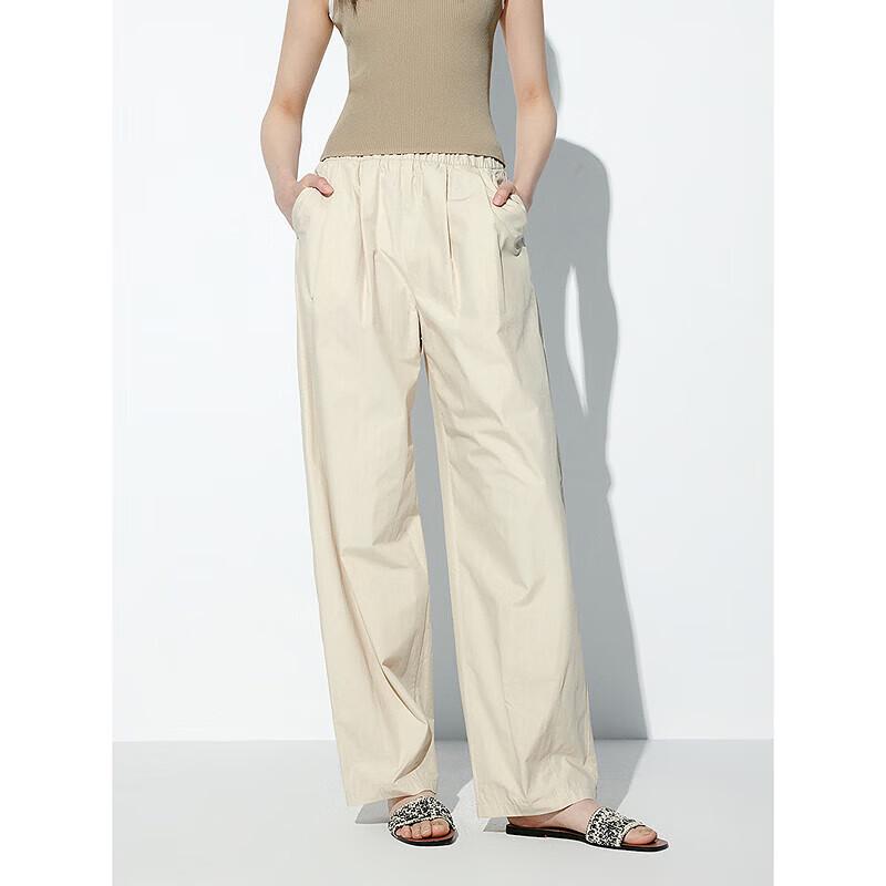 

Peacebird Women s Loose Casual Straight-Leg Trousers S