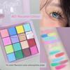 Carmela 16-Color Eyeshadow Palette Dopamine Makeup High Saturation Easy-To-Apply Stage Makeup Performance Colorful Macaron Eye Makeup