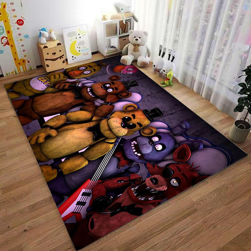 Cartoon Bear and Friends Carpet suitable as a non-slip mat for the living room or bedroom sofa