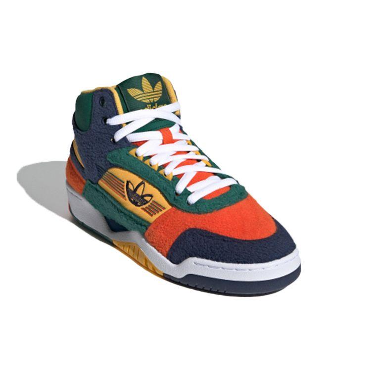 adidas Originální dámské vysoké skate tenisky Carrera Zelená Modrá Oranžová FV5024