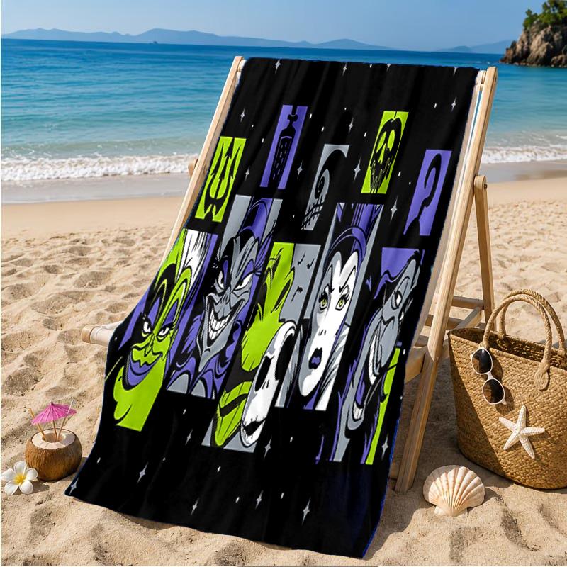 Evil Queens Collage  Beach Towel Microfiber Beach Towel, Lightweight and Quick-Dry, for Summer Travel, Swimming Pool Fan Birthday Gift