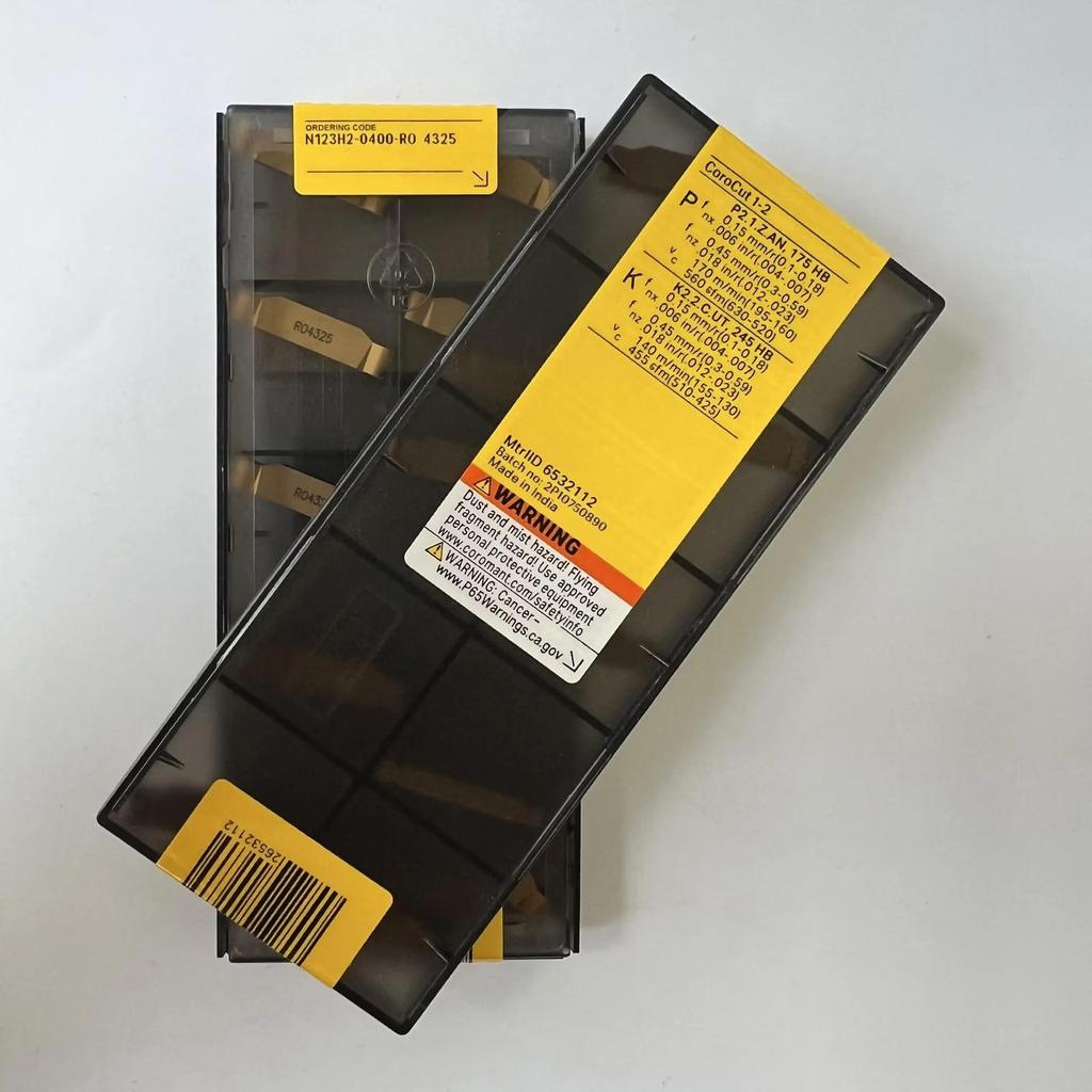 Original Sandvik / N123H2-0400-RO 4325 / CNC lathe carbide blade 10 PCS