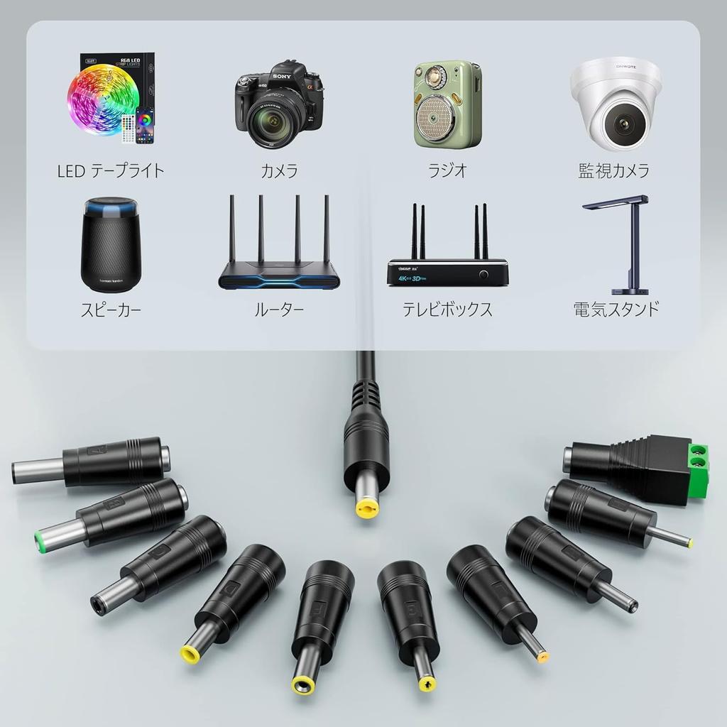 Powseed 12V 3A Adapter Stromversorgung Kompatibel mit 12V CCTV USB LED und LCD DC Strom 3000mA Max 36W Versorgung, Router, Kameras, Lautsprecher, Tablets, Streifen,