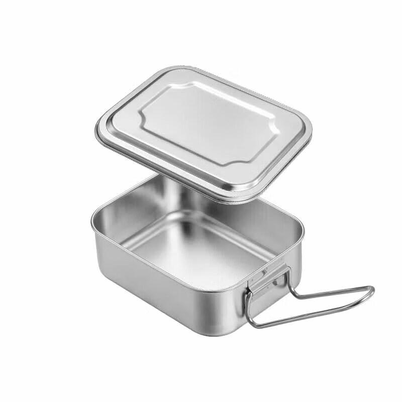 304 Stainless Steel Single Compartment Lunch Box